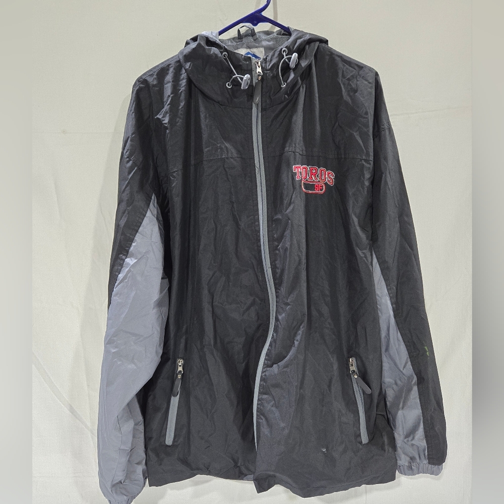 Rain Coat 2XLarge XXL Tuscan Toros SF Hoodie Jacket Men Windbreaker by Ohiopyle